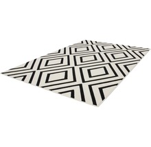 Teppich Lina 500 elfenbein schwarz 80x150 cm-thumb-1