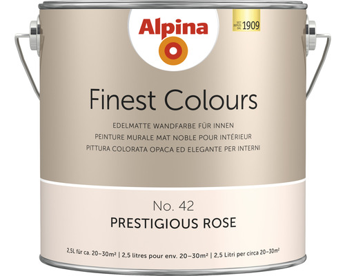 Peinture murale Alpina Feine Farben sans conservateur Palais de l'éternité 2,5 l