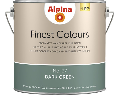 Peinture murale Alpina Feine Farben sans conservateur Héros de la forêt 2,5 l