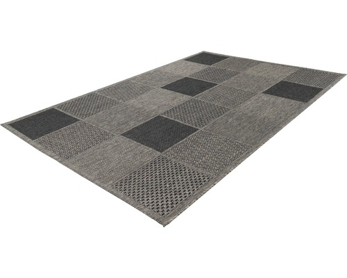 Tapis avec motif patchwork géométrique