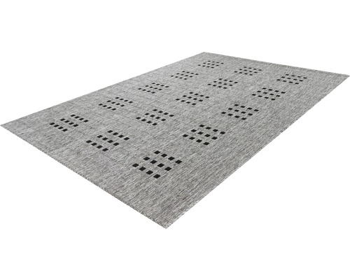 Tapis gris avec motif géométrique pour l''intérieur