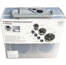 Jeu de 7 trépans diamant M14 pour meuleuse d'angle