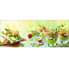 Glasbild Vegetable bowl l 50x125 cm
