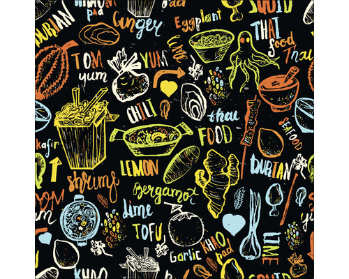 Glasbild Thai Food 30x30 cm