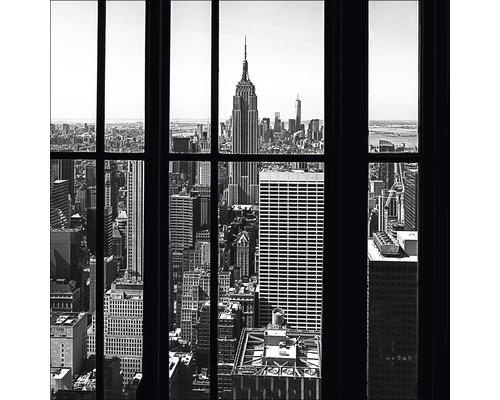 Tableau en verre View of Manhattan I 20x20 cm