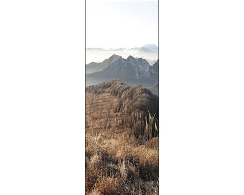 Tableau en verre Misty valley III 30x80 cm