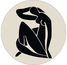 Illustration d''une femme assise