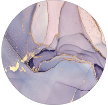 Tapis rond avec motif abstrait