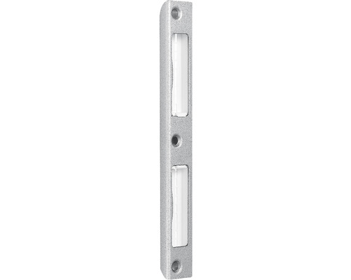 Gâche à équerre BKS pour porte intérieure S 411 gauche/droite acier argent 170x20x8 mm