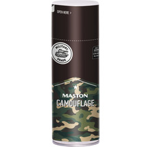 Peinture aérosol Maston Camouflage Mud Brown RAL 8027 marron cuir 400 ml