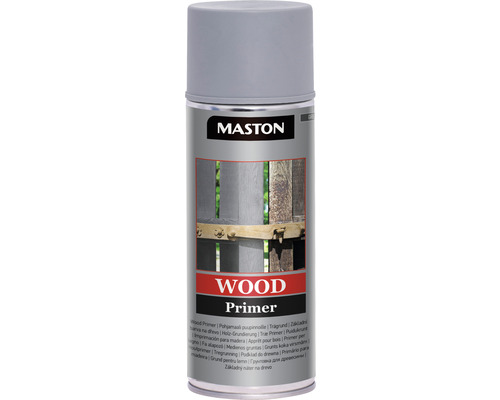 Peinture aérosol sous-couche pour bois Maston gris 400 ml Maston Apprêt pour bois en aérosol