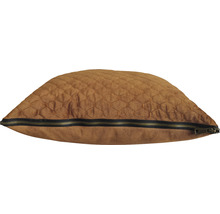 Dekokissen mit Reißverschluss und gestepptem Muster