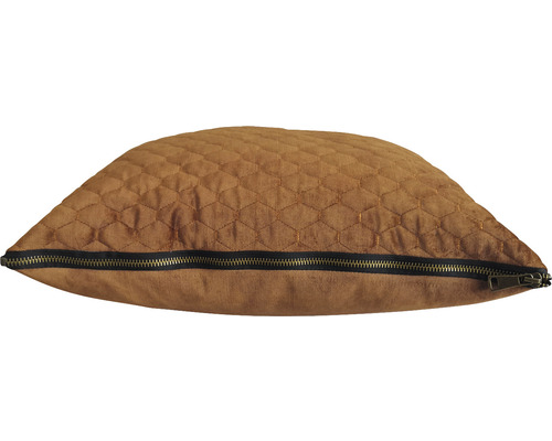 Dekokissen mit Reißverschluss und gestepptem Muster