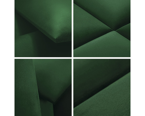 Nahaufnahme von Akustikpaneelen aus Stoff