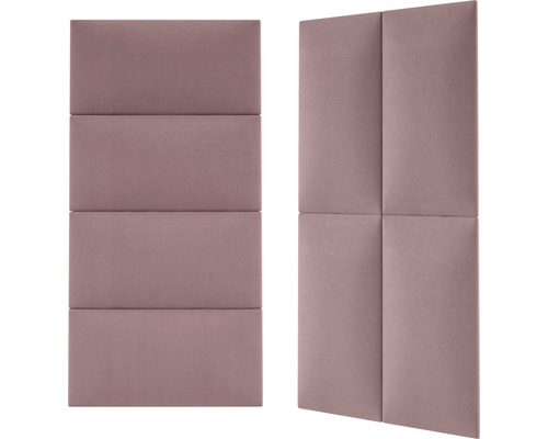 Deux panneaux muraux rembourrés pour l''absorption acoustique