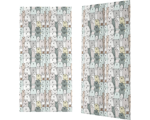 Tissu de décoration avec motif d''ours pour décorations intérieures