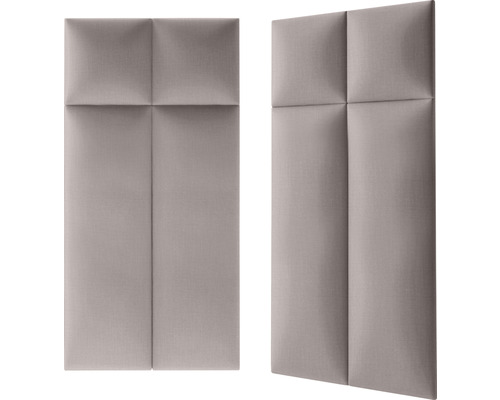 Zwei Schallschutzplatten mit Stoffbezug