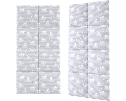 Deux panneaux d''insonorisation avec motif de lapin