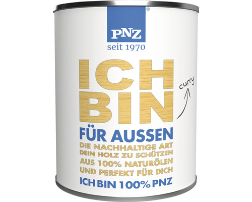 L'huile PNZ pour l'extérieur curry 5 l Boîte d''huile pour bois extérieur PNZ