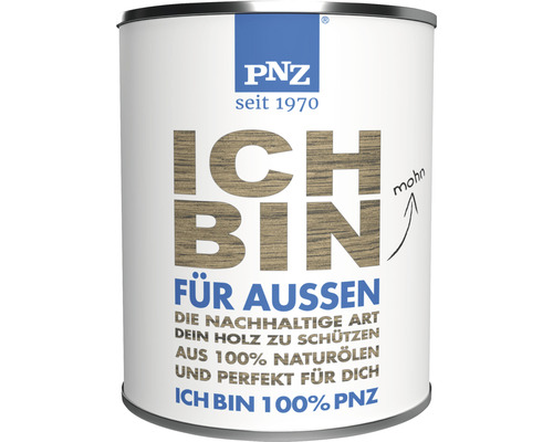 L'huile PNZ pour l'extérieur pavot 750 ml Pot de peinture d''extérieur PNZ