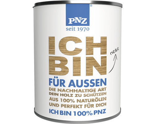 L'huile PNZ pour l'extérieur œillet 5 l Boîte de lasure de protection du bois pour l''extérieur de PNZ