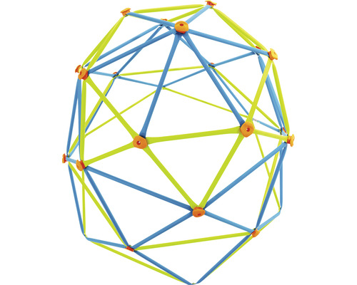 Geodätischer Kletterkuppel-Bausatz aus Kunststoff für den Außenbereich