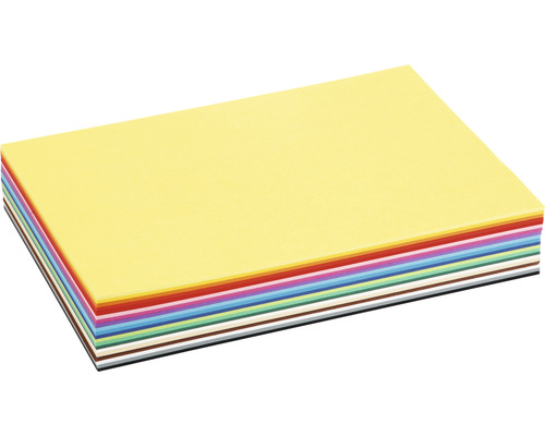 Stapel farbiges Papier