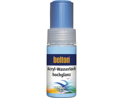 Stylo de retouche belton free haute brillance RAL 5015 bleu ciel 9 ml Belton peinture acrylique à l''eau, finition brillante