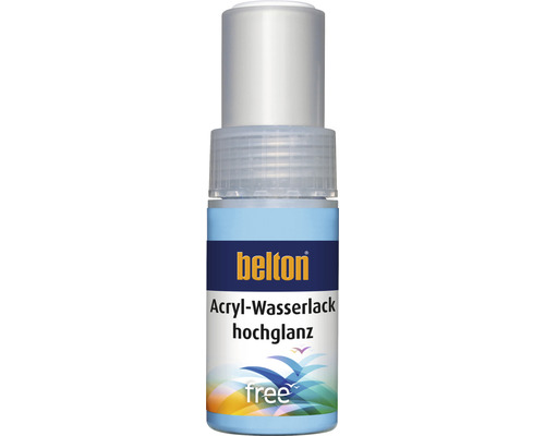 Stylo de retouche belton free haute brillance RAL 9010 blanc pur 9 ml Belton peinture acrylique à l''eau haute brillance
