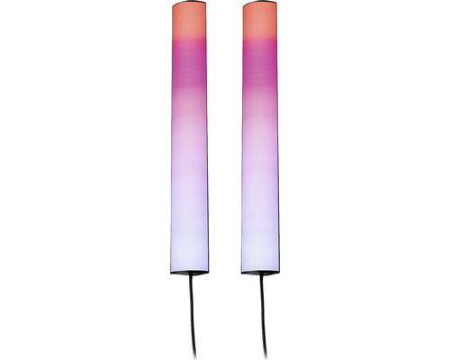 Zwei LED-Dekolampen mit Farbverlauf