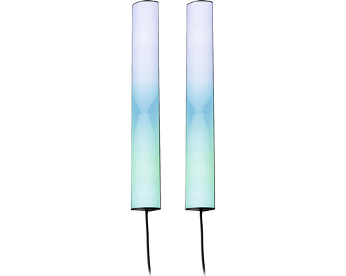 Zwei mehrfarbige LED-Lichtleisten