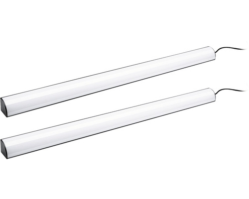 Zwei LED-Unterbauleuchten mit Stromkabel