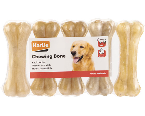 Friandises pour chiens KARLIE os à mâcher 20-25 g 5 pièces friandises à mâcher