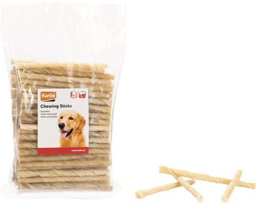 Friandises pour chiens KARLIE bâtonnets à mâcher 13 cm 100 pièces friandises à mâcher