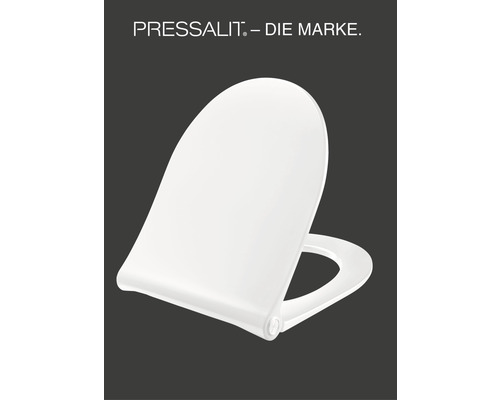 Abattant WC PRESSALIT Sway D2 pour V+B O. novo + Laufen Pro blanc avec frein de chute et Lift-off