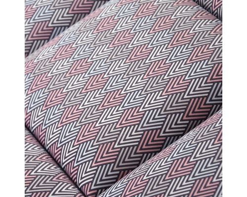 Gros plan de coussins avec motif géométrique