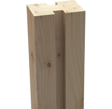 Poutre en bois avec assemblage rainure et languette