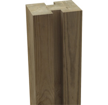 Holzpfosten mit Nut für den Aussenbereich