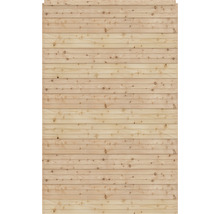 Holzfassade aus Nut- und Federbrettern