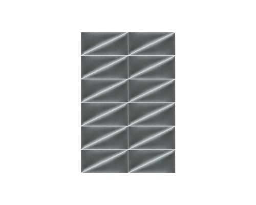 Carreaux muraux gris avec motif triangulaire