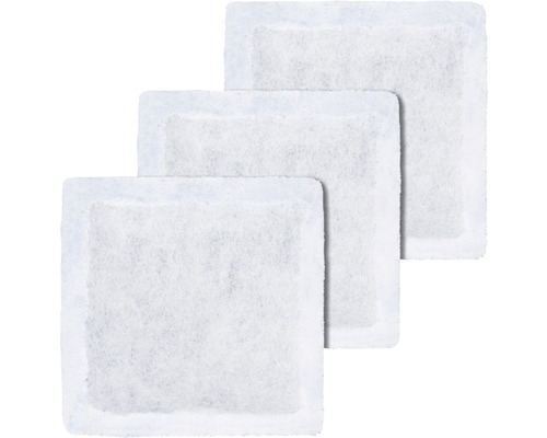 Trois tapis filtrants pour bassins