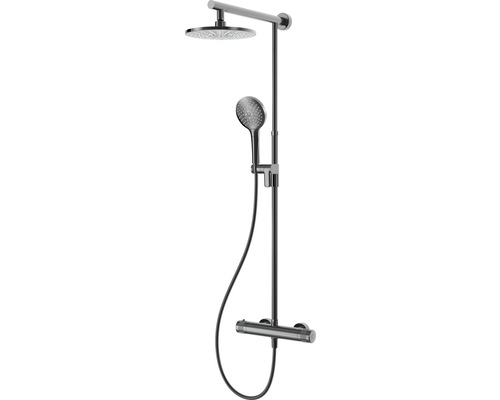 Colonne de douche avec thermostat AVITAL Topino graphite Colonne de douche avec thermostat AVITAL Topino graphite