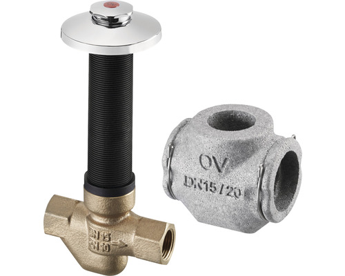 Valve F encastrée Oventrop Aquastrom UP-F DN32 1 1/4" FI avec capuchon de protection 4220310