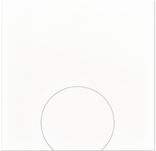Crédence de carrelage blanche avec découpe circulaire