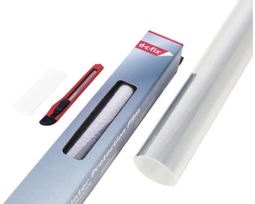 d-c-fix® Splitterschutzfolie selbstklebend 90x200 cm D-c-fix Splitterschutzfolie mit Cutter und Rakel
