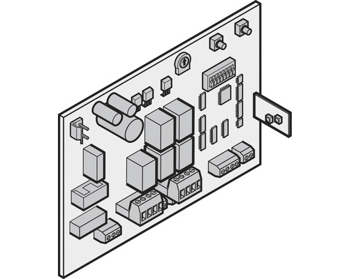 Pièce de rechange : platine de commande pour Hörmann Portronic D2500 et Portronic D5000