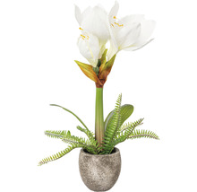 Dekorative Amaryllis Kunstblume im Topf