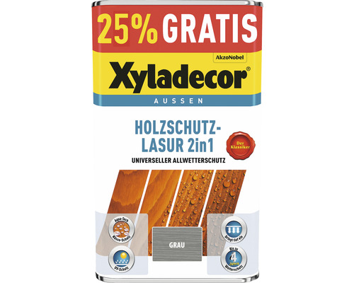 Xyladecor lasure de protection du bois 2en1, boîte