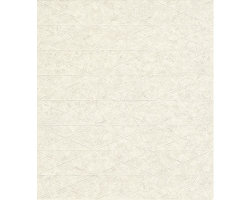 Papier peint intissé 554311 Composition géométrique blanc