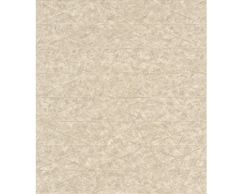 Papier peint intissé 554335 Composition géométrique beige